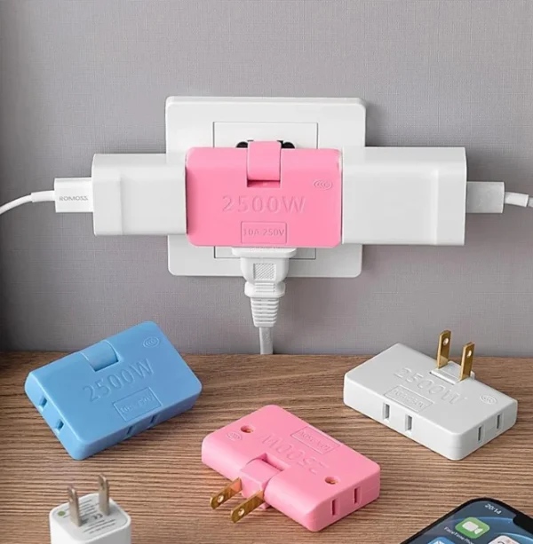 Rotatable 180° Socket Converter